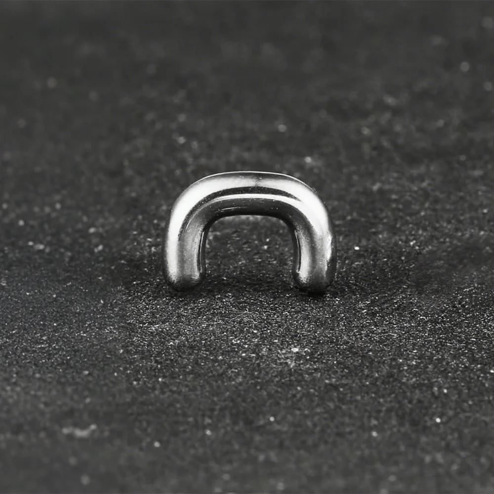 Titanium U Shape Retainer Nose Rings, Hypoallergenic