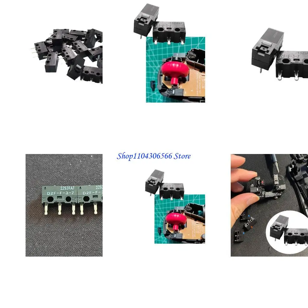 

02DD Точный инженер D2F-F-3-7 замена мыши MicroSwitch 0,74N Рейтинг силы для сильного сценария использования