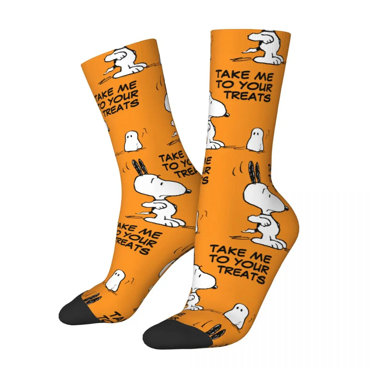 Woodstock Scares Snoopy Socks Men's Women's Casual Socks Novelty Spring Summer Autumn Winter Socks Gifts