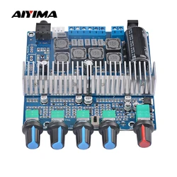 AIYIMA TPA3116 Subwoofer Amplifier Audio Board TPA3116D2 2.1 HiFi Amplificador USB DAC Bluetooth Power Amplifiers 2x50W+100W