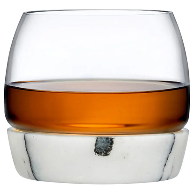 Sedile in marmo bicchiere da vino rinfrescante bicchiere da vino di whisky di cristallo tazza profumata tazza da vino straniero