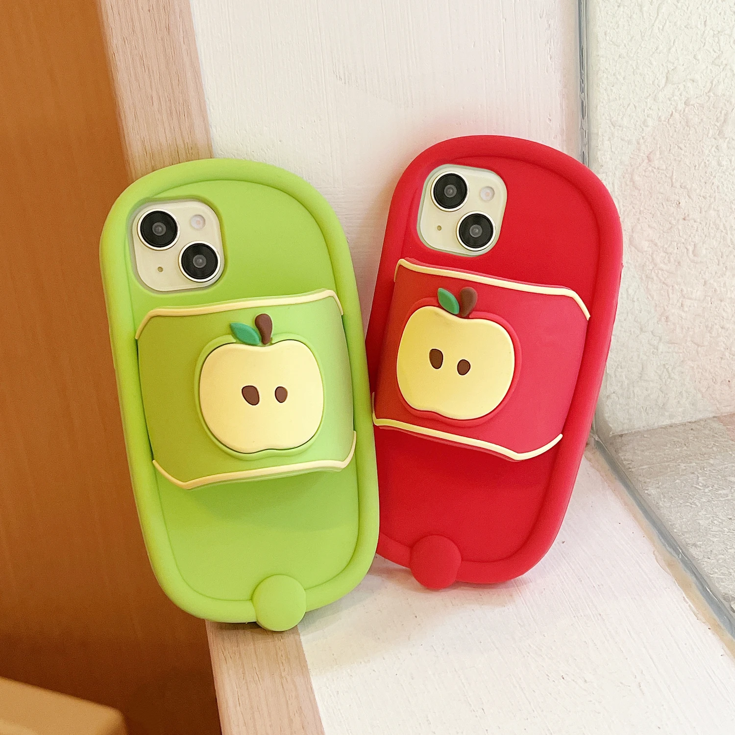 

Apple For iPhone 12 13 14 15 16 Promax, 3D Cute Cartoon Slipper Shape Soft Silicone Cell Phone Case, Back Cover Shell,Shockproof