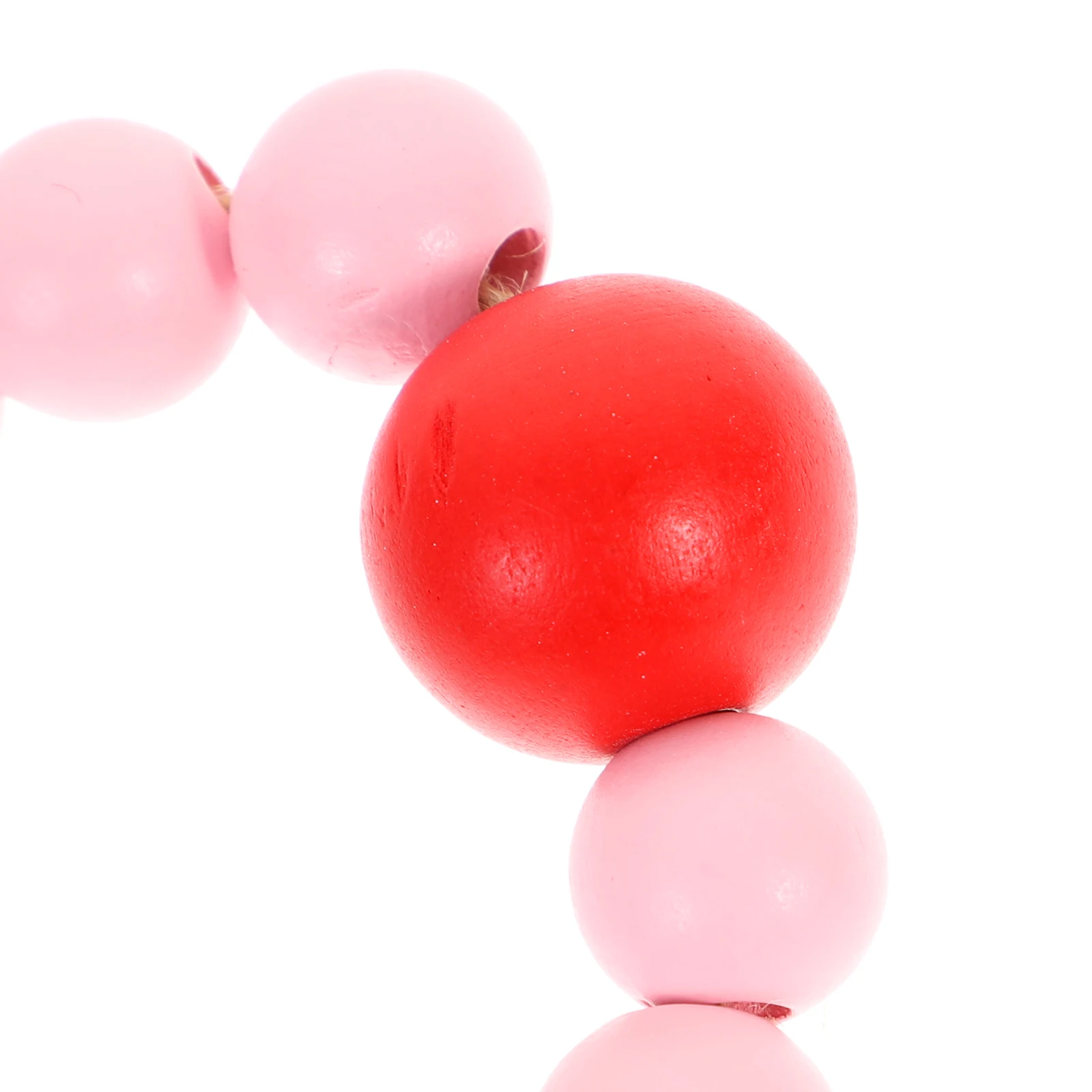 خشبية حبة جارلاند صور الشماعات الزخرفية كليب سلسلة للجدار عرض الصور ريفي ديكور المنزل حفل زفاف #2