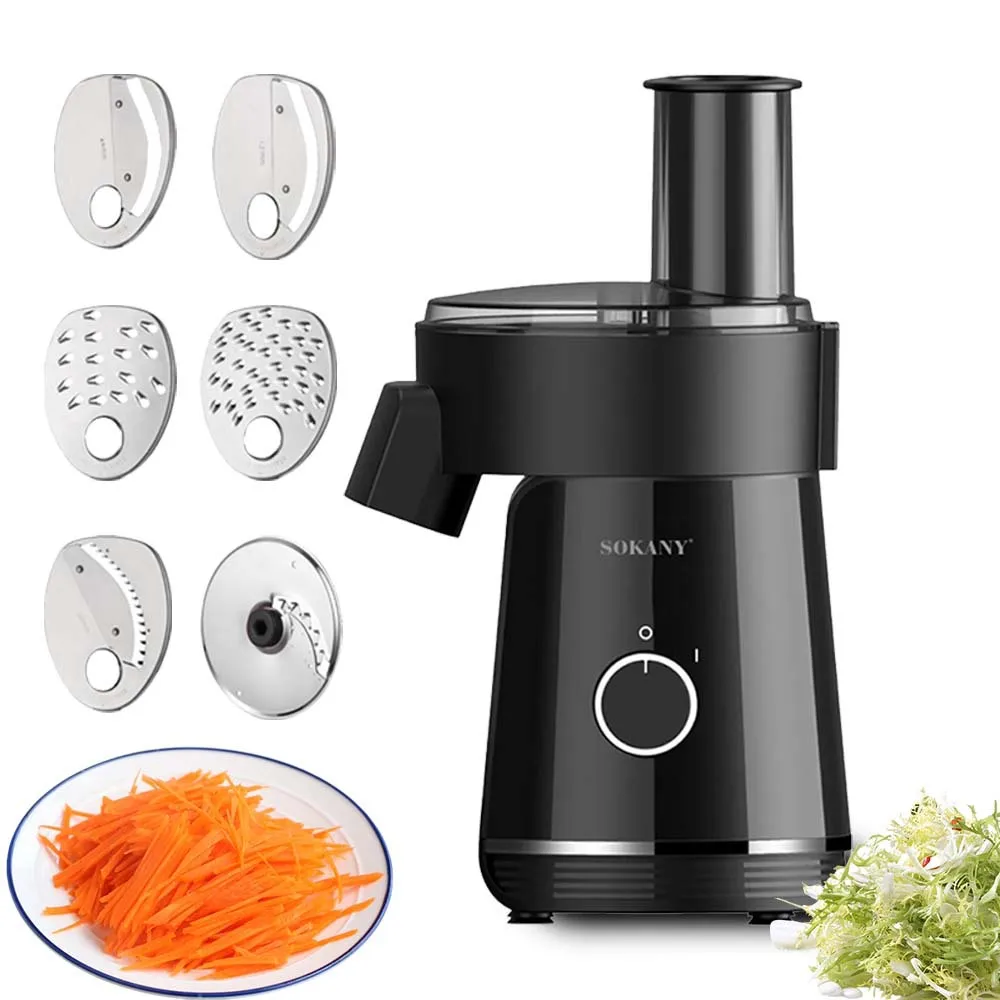 Grenzüberschreitender Gemüsehacker, Küchenmaschine, elektrischer Multifunktions-Slicer, Schredder, kleine Küche, Haushalt, 200 W