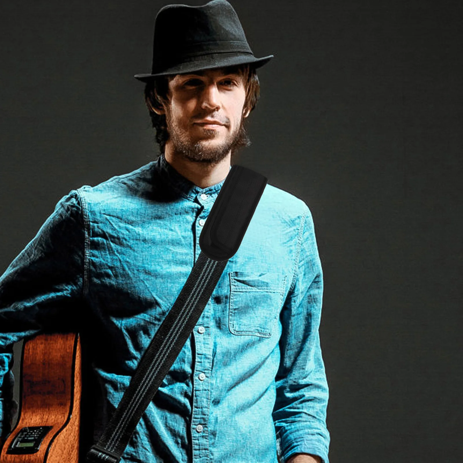 

Shoulder Strap Weight Reduction Pad Oxford Cloth Backpack Decompression Shoulder Band for School Hiking Musical Instrument Bags