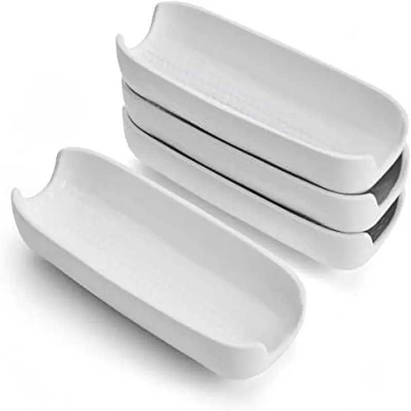 PORK-Corn On The Cob Trays 4Pcs Select Corn Cob Holders, Corn Cob Dishes For Dining Tableware Accessories