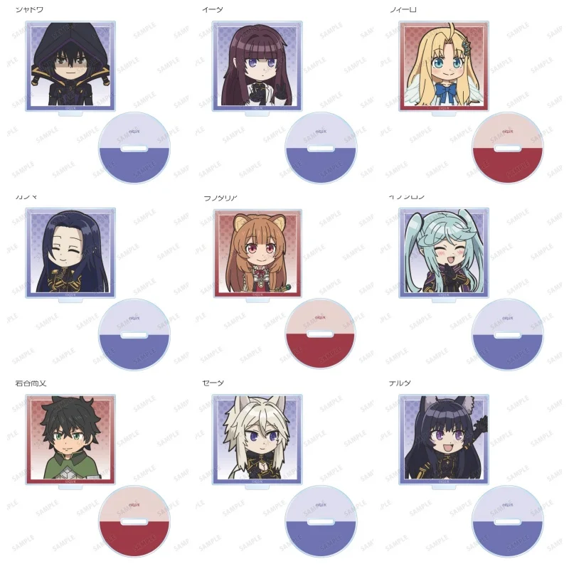 Isekai Quartet 3 Anime Figura de Acrílico para Escritorio, Soporte de Cosplay, Decoración de Cumpleaños para Fans, Navidad, Llavero