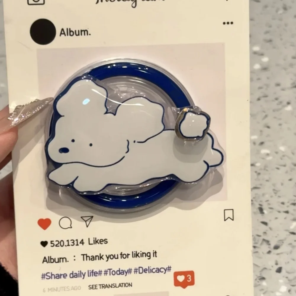 

Корейский вращающийся щенок для Magsafe Grip Talk, магнитный телефон Griptok Grip Tok, подставка для iPhone, аксессуары, магнитный держатель, кольцо