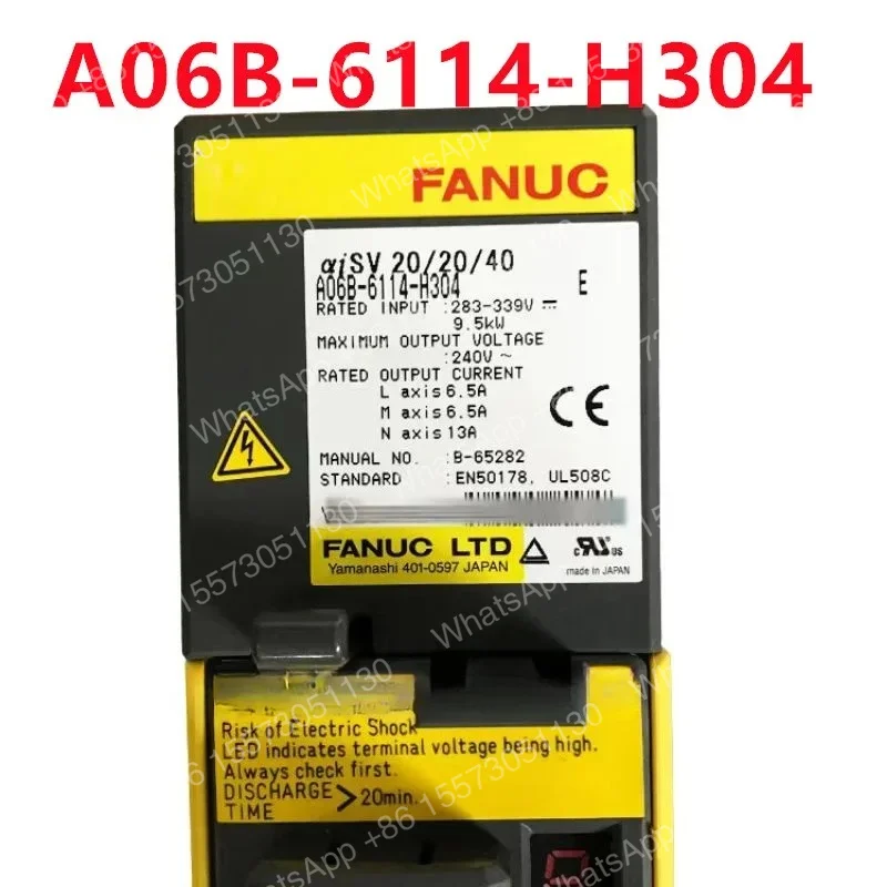 A06B-6114-H304 Used tested ok Servo Driver Amplifier Module For CNC System Machine