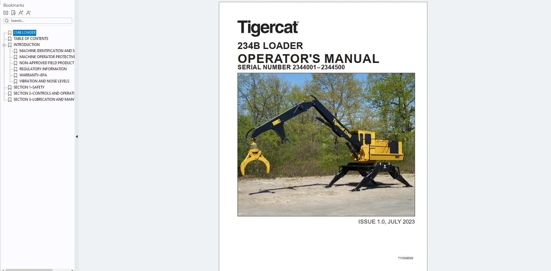 AutoDVD Tigercat Equipment 24.8GB Update 12.2023 Miscellaneous & Operators Service Manual