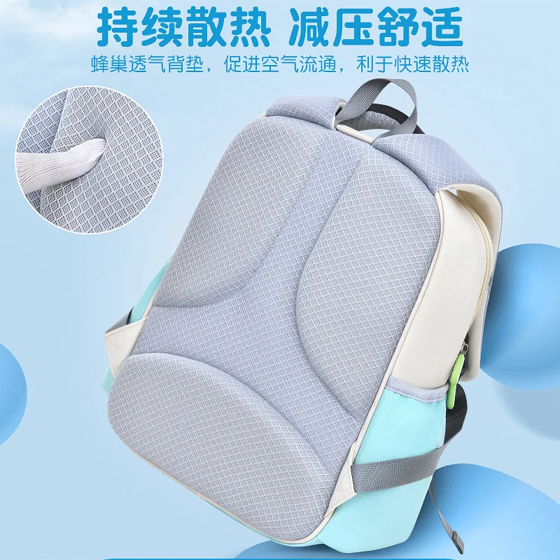 Tas Ransel Sekolah Gaya Baru untuk Siswa SD, Anak Laki-laki dan Perempuan, Tas Sekolah Pengurang Beban untuk Anak-anak, Ransel Ergonomis