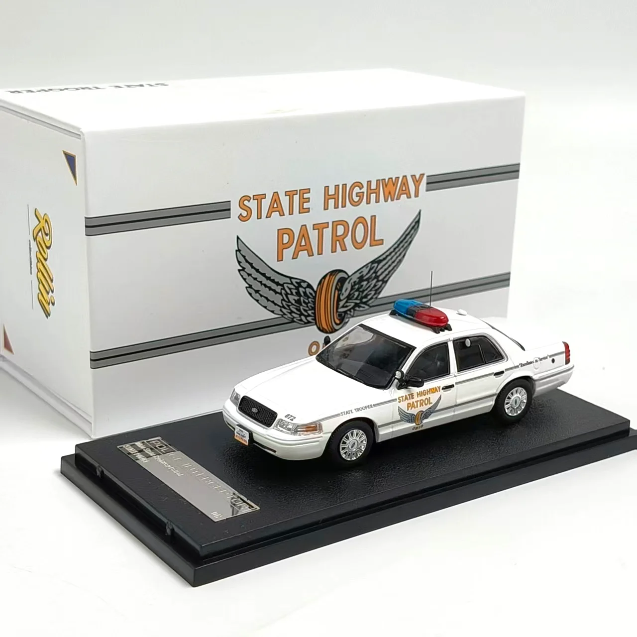 Diecast Rollin 1:64 Scale Ford Crown Ohio State Police Alloy Car Model