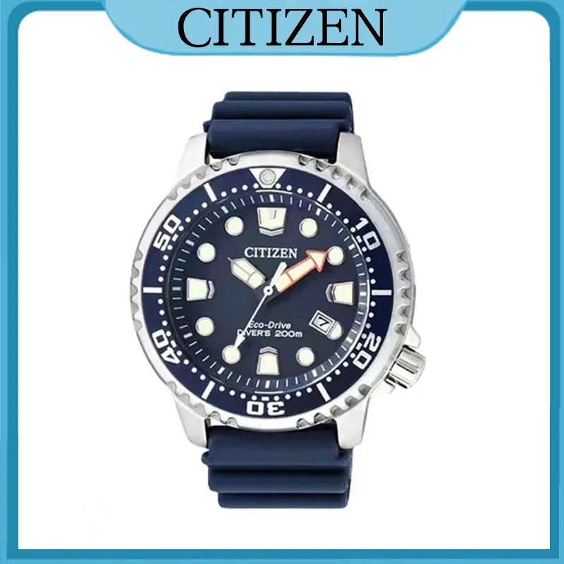 New Fashion Luxury Brand Citizen Promaster Diver Series Eco-Drive Men\'s Quartz Three-Pin Calendar Tape Watch With Gift Box