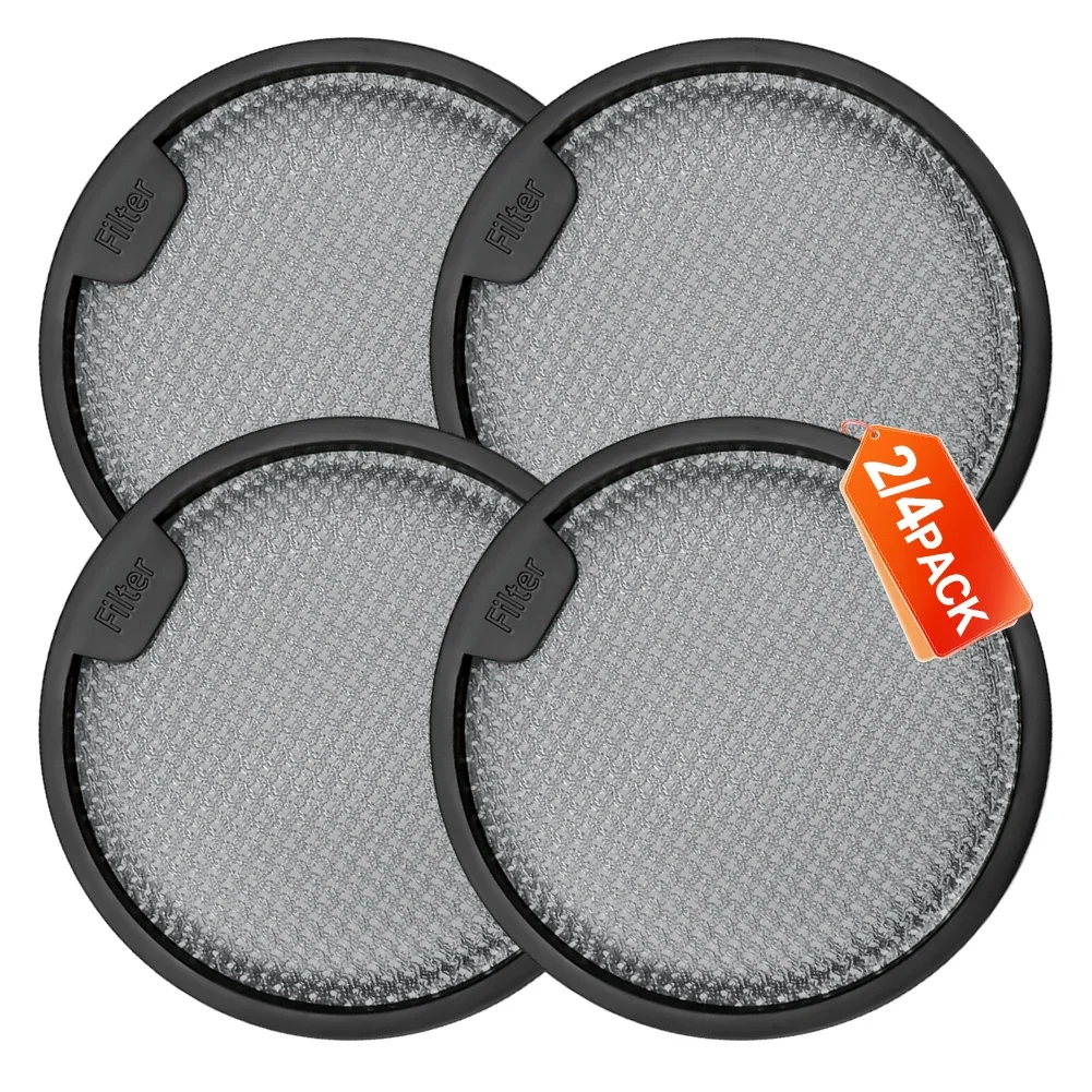 2/4 قطعة فلتر مسبق لـ ​ Dreame Z10 Station/ U10/ U20/ P10 قطع غيار المكنسة الكهربائية فلتر مسبق قابل لإعادة الاستخدام وقابل للغسل