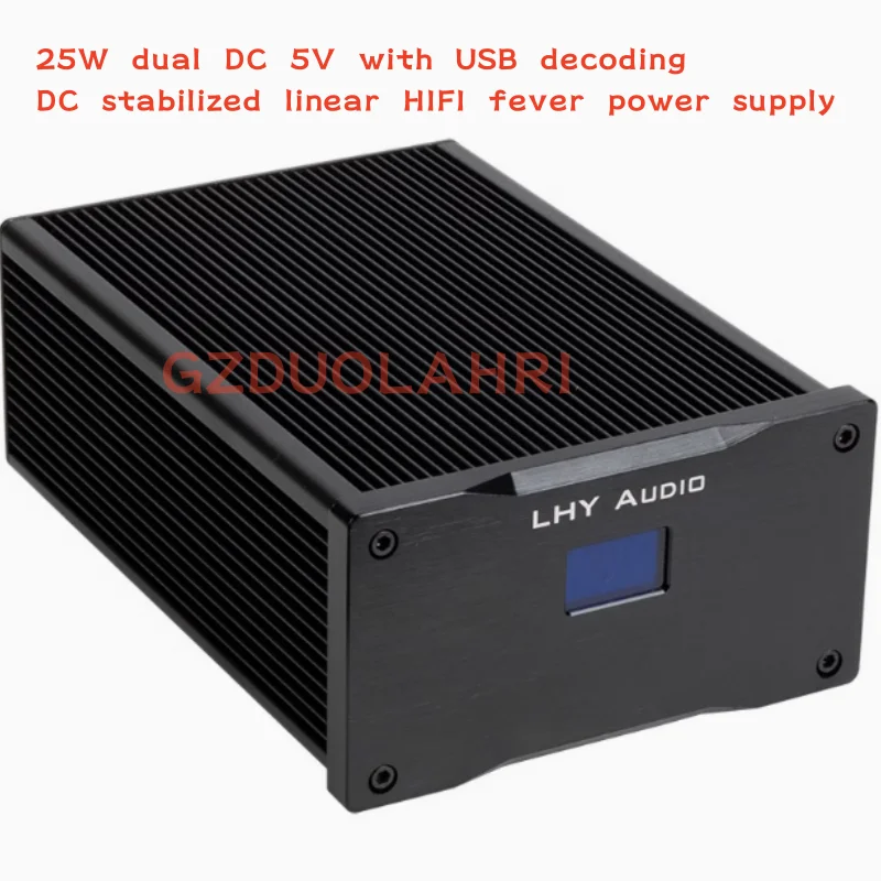 LHY 25W Dual DC DC5V DC9V DC12V DC15V DC18V  USB Decoding Routing Interface Audio DC Stabilized Linear HIFI Fever Power Supply