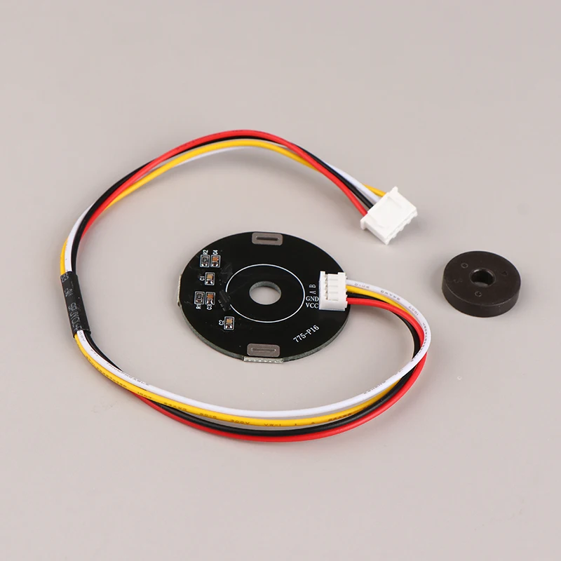 775-P16 Double Hall Magnet Encoder Code Plate Magnetic Induction Rotation Speed Direction Sensor Use To 775 DC Gear Motor