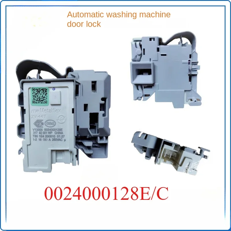 

Roller washing machine door switch Electromagnetic door lock 0024000128E/C Micro delay door lock switch ZV447