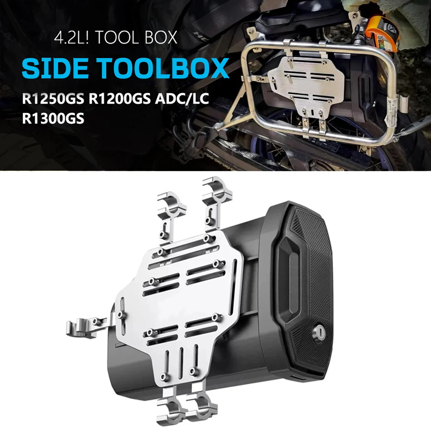 

NEW Side Tool Box For BMW R1300GS R1250GS R1200GS LC & ADV Adventure First-aid/ Breakdown kit Toolbox R 1300GS R1200 GS R1250 GS