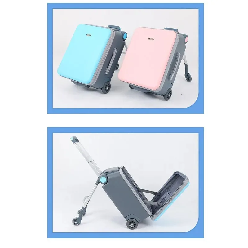 

Kids Stroller Travel Suitcase Riding and Sitting Multi-function Waterproof and Wear Resistant Trunk Suitcase Luggage