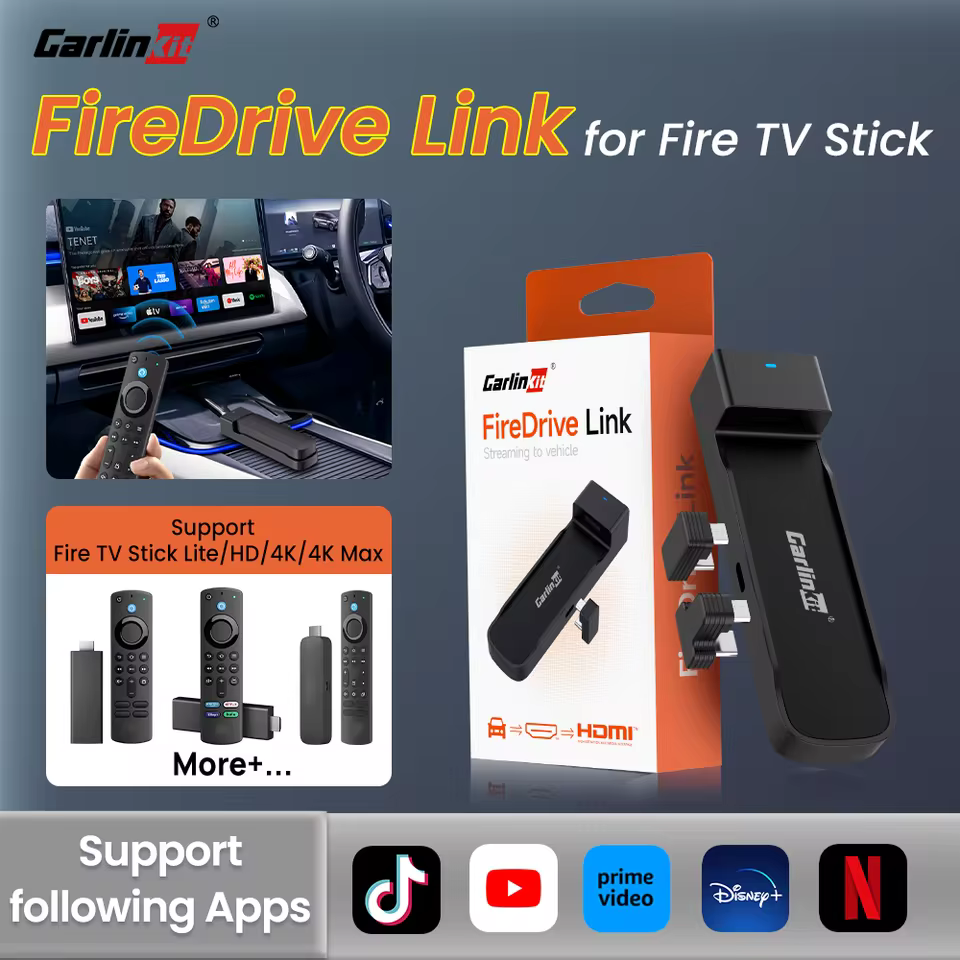 CarlinKit Firedrive Link Wired Carplay to HDMI for Fire Tv Stick Fire Tv Stick Lite HD 4K 4K Max Youtube Netflix Prime Video - AliExpress 