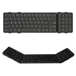 BOW Full Size Foldable Bluetooth Keyboard with Numeric Keypad Wireless Folding Keyboard Rechargeable Portable Travel Keyboard