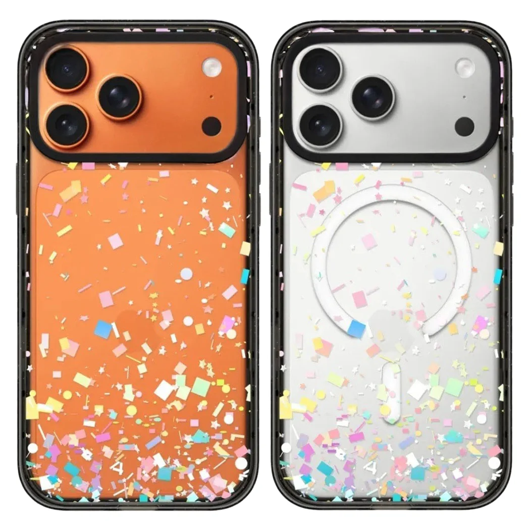 

Multicolor Dots Acrylic / Mirror Magnetic Case: Compatible with IPhone 17 16 15 14 13 12 Pro Max 17 Air
