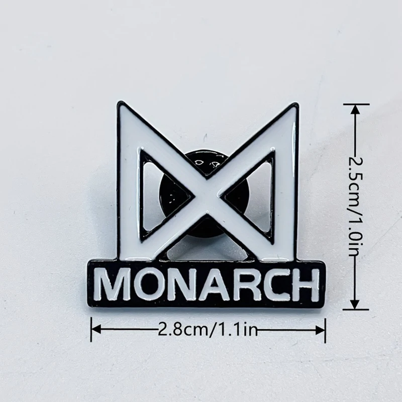 Alfileres de Anime de película Monarch, insignia de esmalte de Metal de dibujos animados, broche de solapa de moda, accesorios de joyería para ropa, amigo Gif