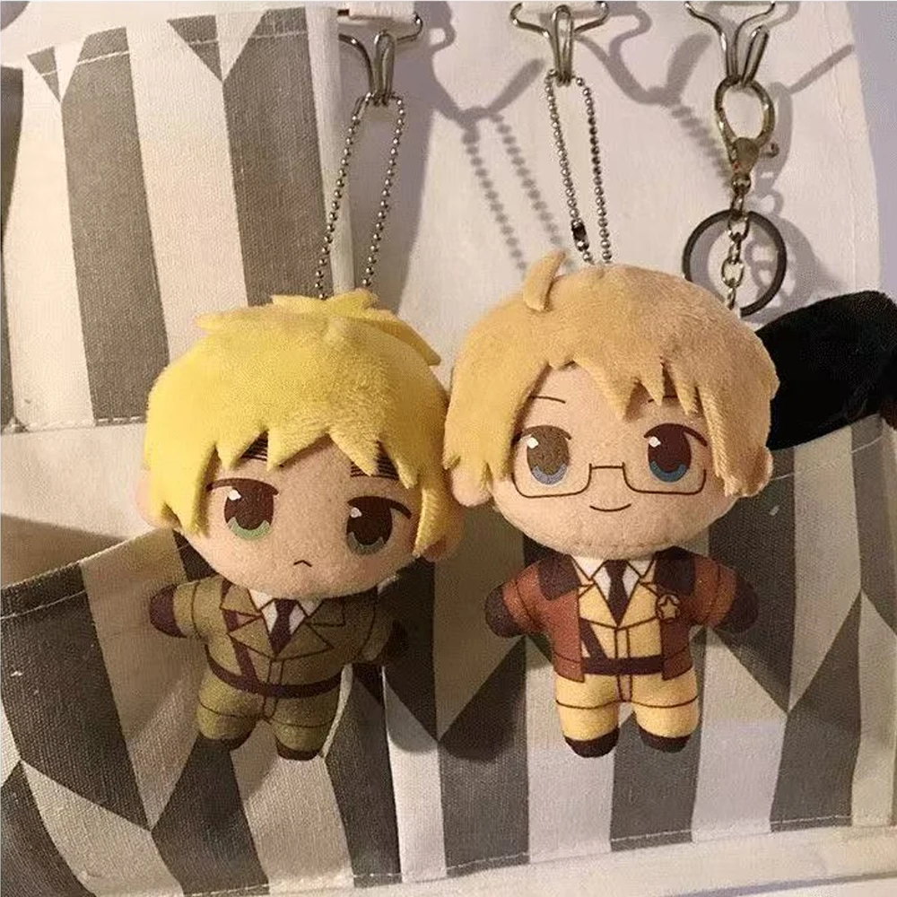 9cm Hetalia England Plush Pendants Hetalia Ivan Braginsky Hetalia Axis Powers America Plush Toys Movie Stuffed Animals Fans Gift