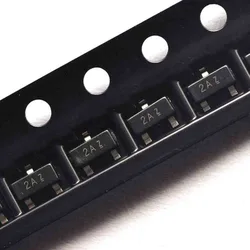 100PCS MMBT3906 2A 2N3906 0.2A 40V SOT-23 PNP SMD Chip Transistor