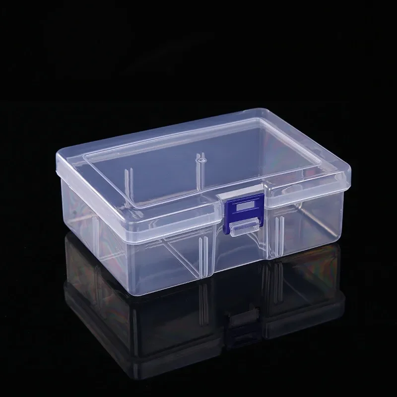 Durchsichtige Kunststoffbox, rechteckige Box, Schraubendreher-Bits, Werkzeuge, Bleichungen, staubdicht, wasserdicht, Verpackung, Aufbewahrungskoffer, Behälter