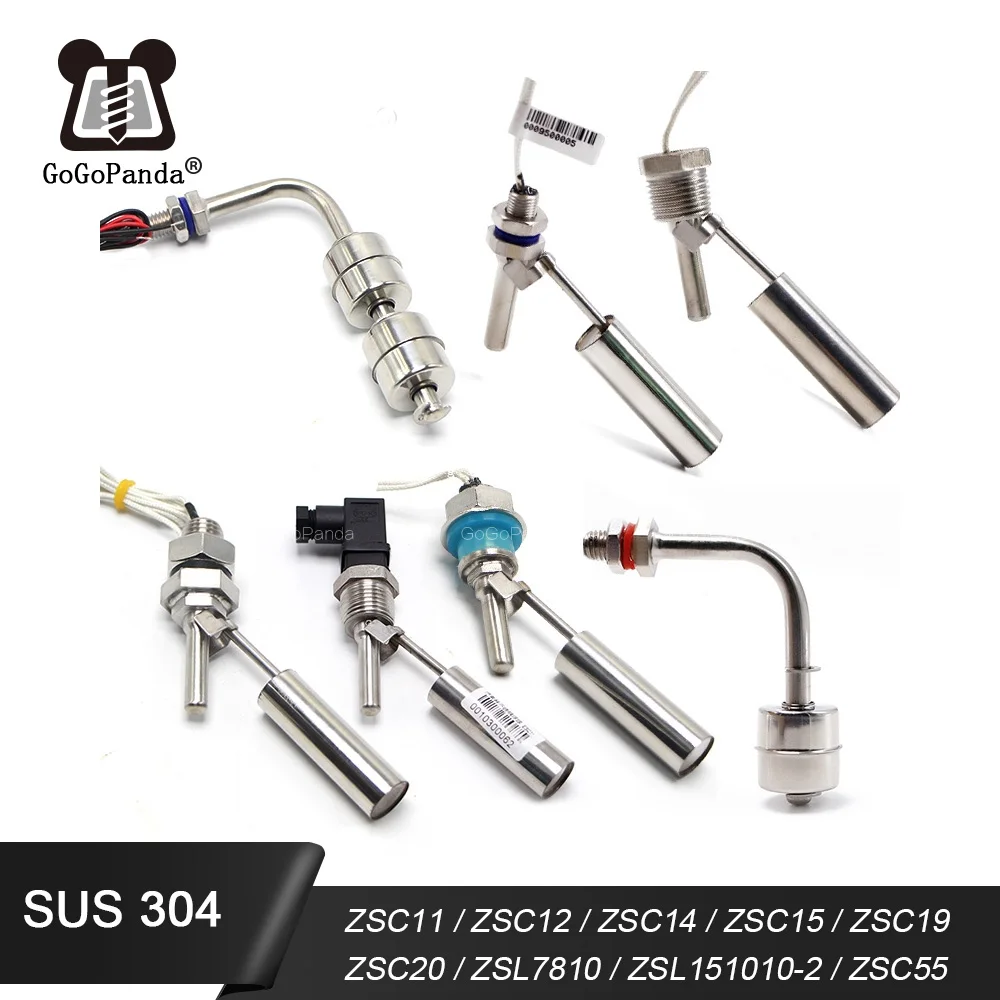 

Free ShippingSide Mount Tank Water Level Sensor Liquid Stainless Steel Float Switch ZSC12 100V/220V General ZSC11-ZSC19