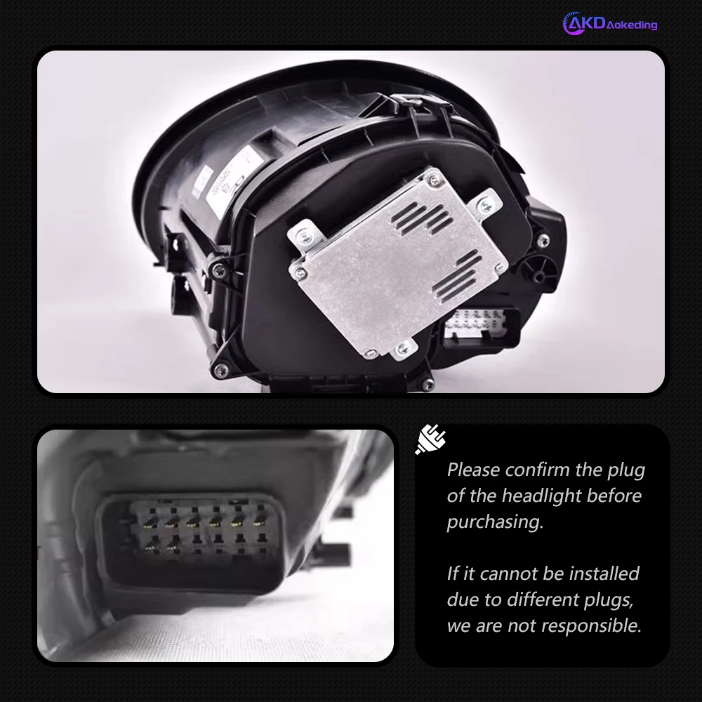 Car Lights for Porsche 997.1 997.2 LED Headlight 2005-2012 911 Head Lamp Drl Projector Lens Automotive