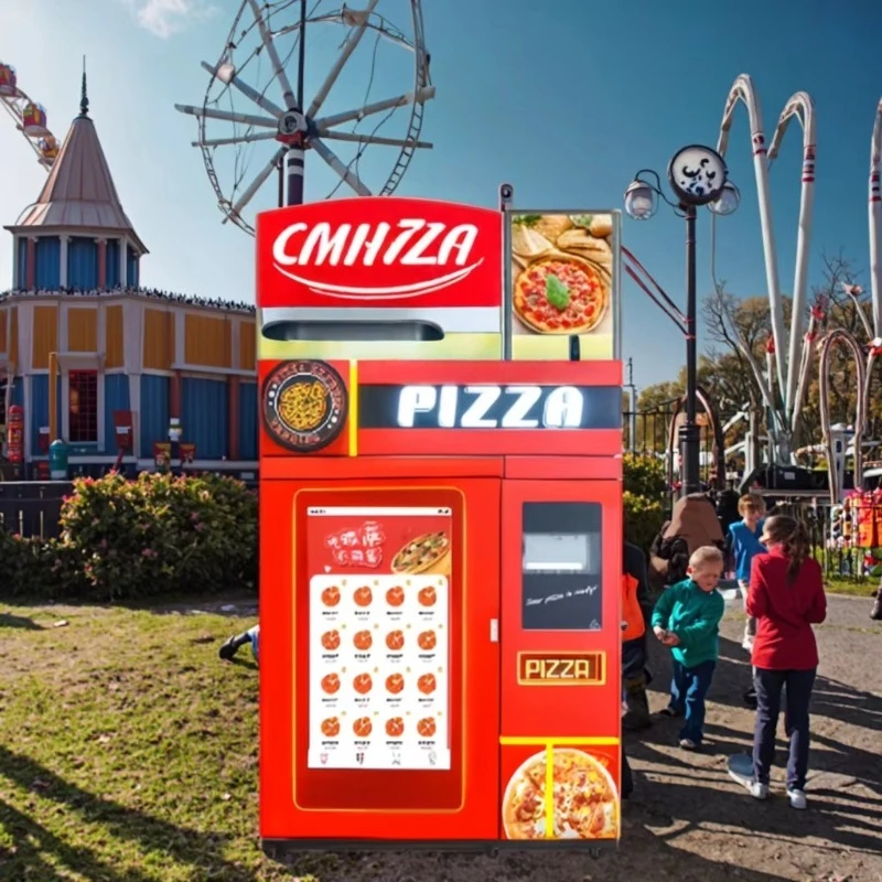 Indoor Outdoor Self-service Fresh Smart Pizza Machine Business Fully Automatic Pizza Vending Machine for Sale High Quality