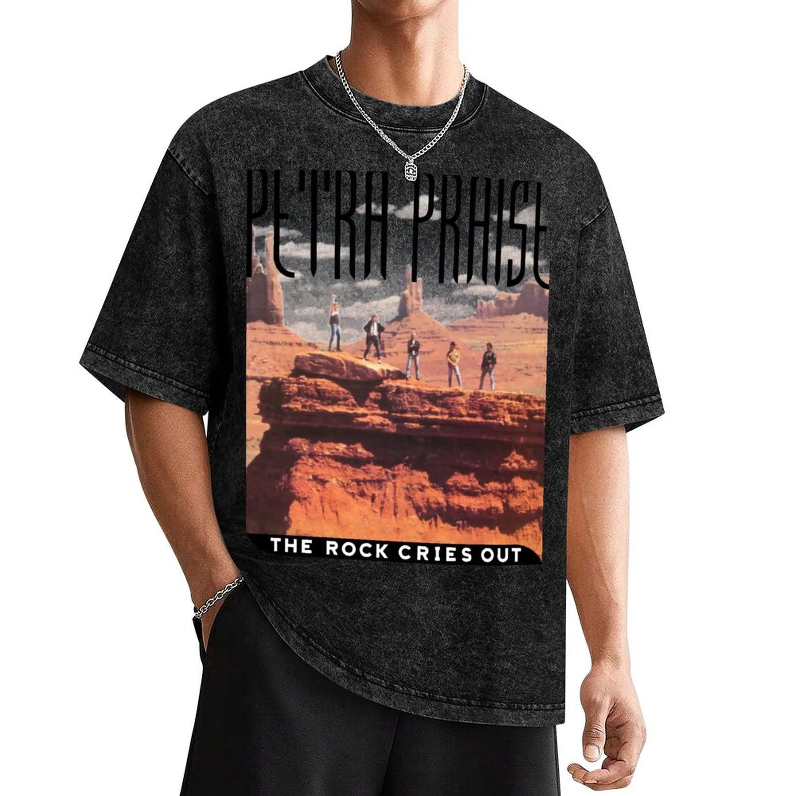 Petra Praise - The Rock Cries Out T-Shirt anime clothes anime men t shirt