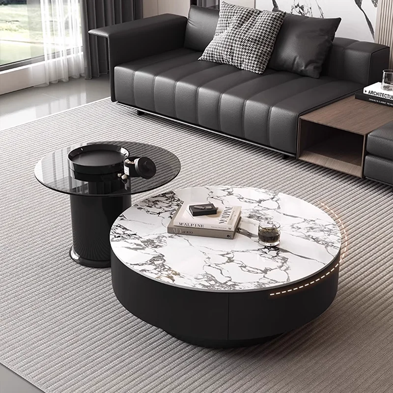 

Modern Accessories Coffee Table Nordic Designer Living Room Simple Coffee Table Aesthetic Glass Mesas Bajas Postmodern Furniture