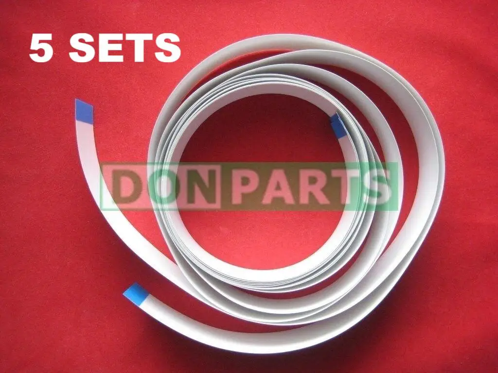 Nuovi 5 set di cavi di trascinamento del carrello per parti della stampante plotter HP DesignJet 700 750 755 750C 755CM C3195-80009