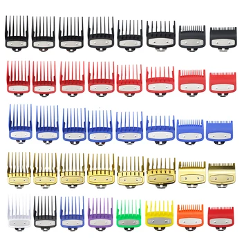 8pcs/set Professional Barber Hair Clipper Guide Combs For Wahl Trimmer Attachment Hair…