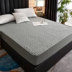Bed Cover Mat Cover Waterproof Thicken Mattress Pad Protector Skin-Friendly Durable Fitted Sheet Latex 150x200 180x200 160x200
