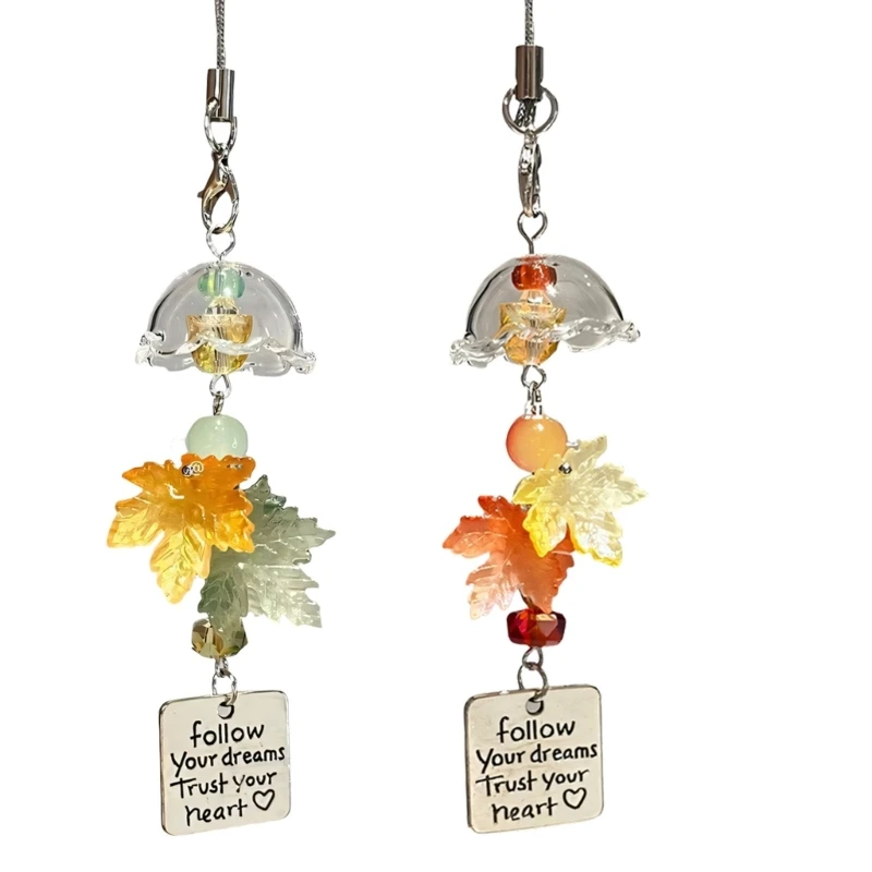 367C Maple Wind Keychain Autumn Styles Decoration Item Camera Pendant Stylish Wrist Strap Accessories