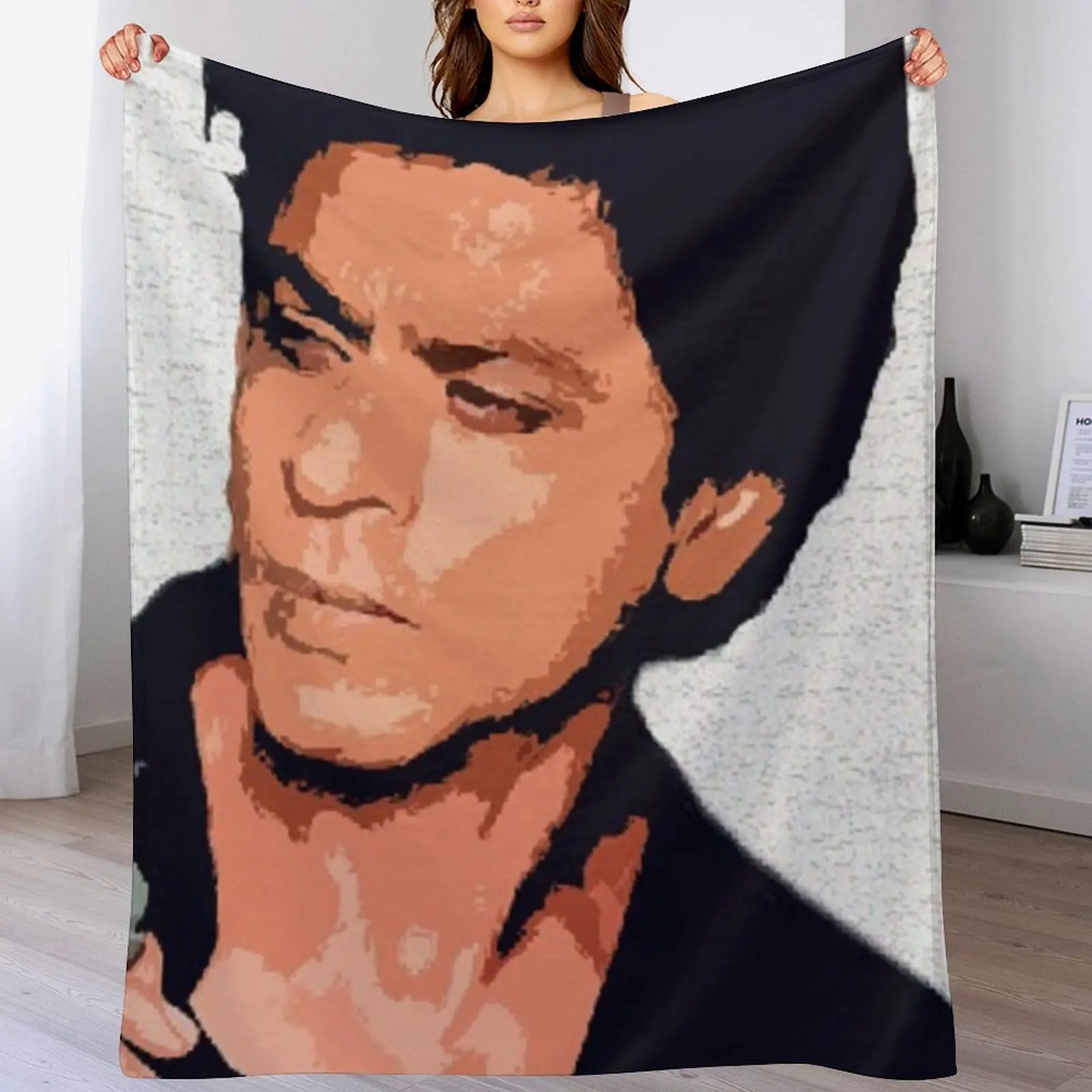 

shahrukh khan Throw Blanket Sofa Large Luxury St Bed linens Blankets