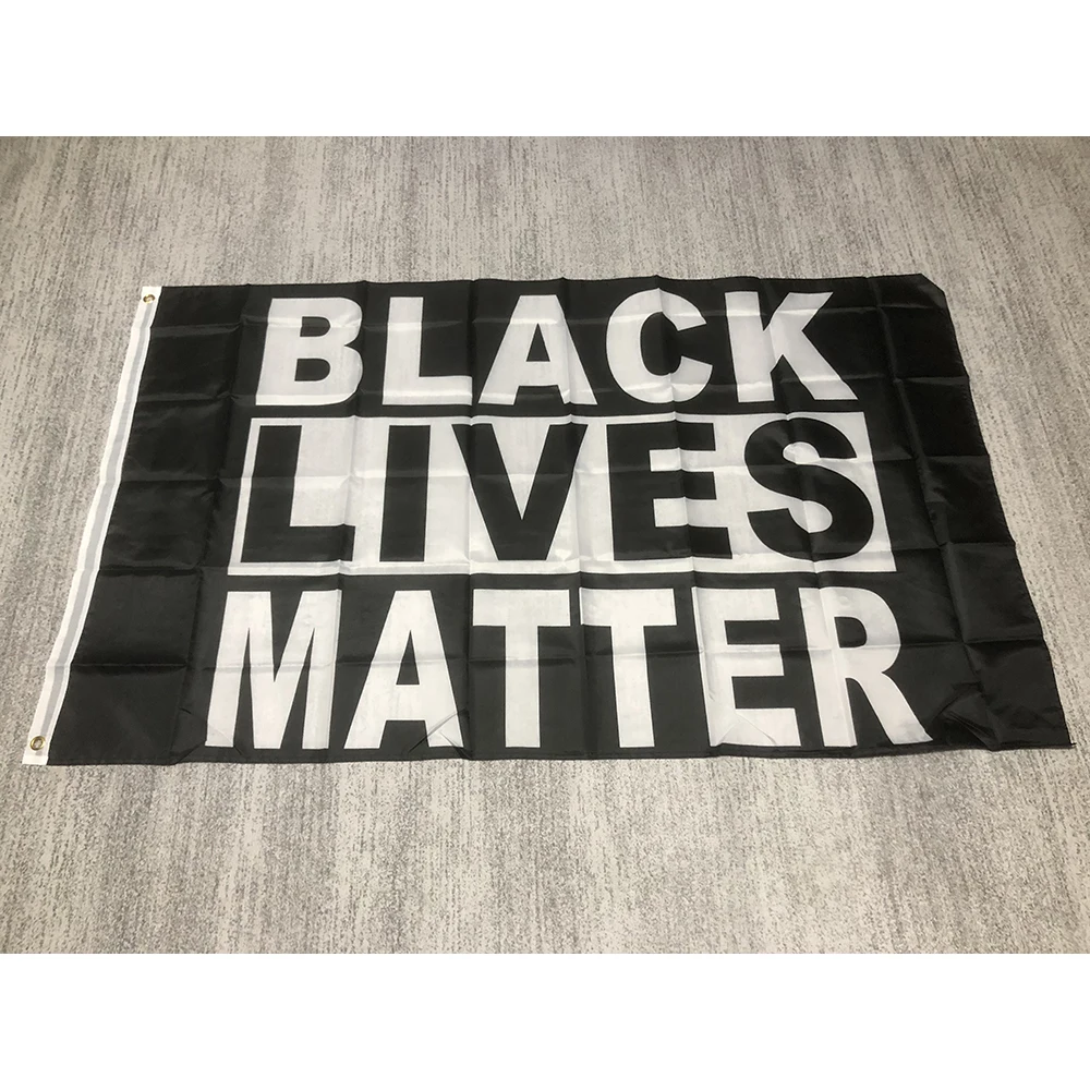 Superonezxz flag BLM FLAG 90x150cm US Flag Black Lives Matter Flag BLM Peace Protest Outdoor polyester hanging Banner