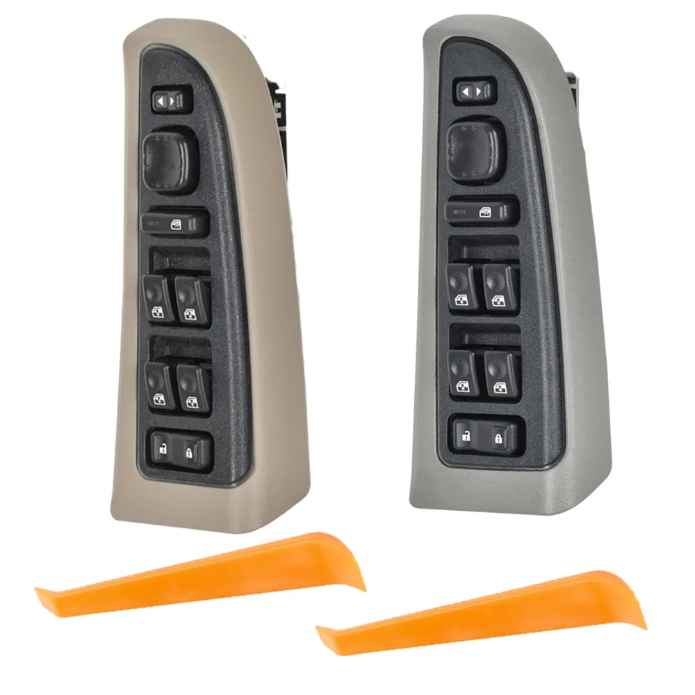 

62 Pins Front Left Door Lock and Power Window Switch and Bezel for Chevrolet Avalanche 1500 2003-2006 15883323