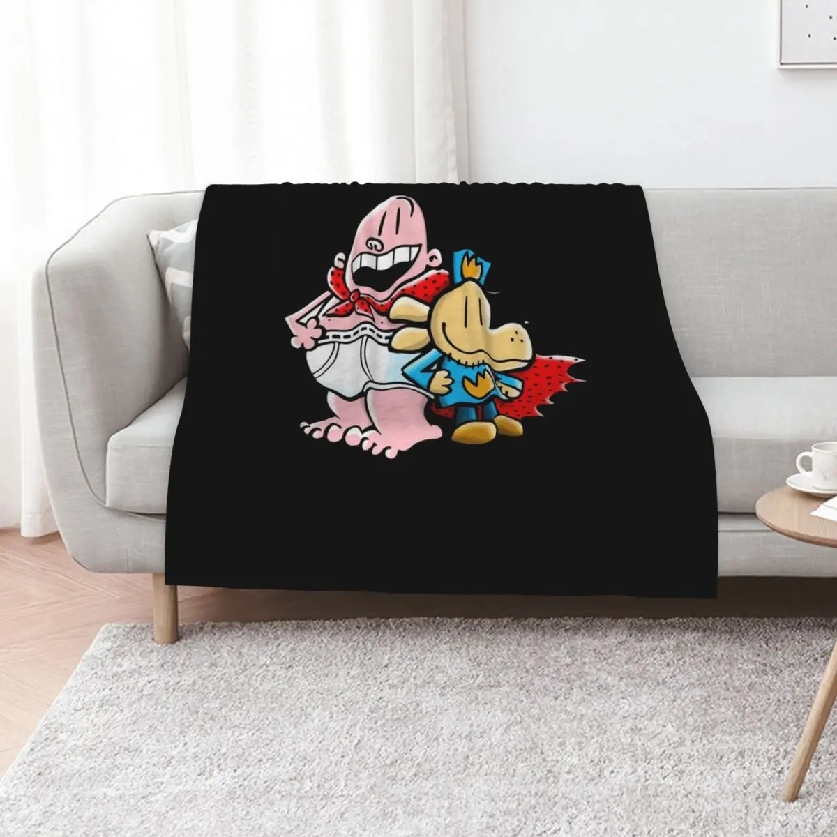 Mens Funny Captain Underpants Throw Blanket Sleeping Bag Bed Fashion Sofas Decorative Sofas Luxury Thicken Moving Blankets