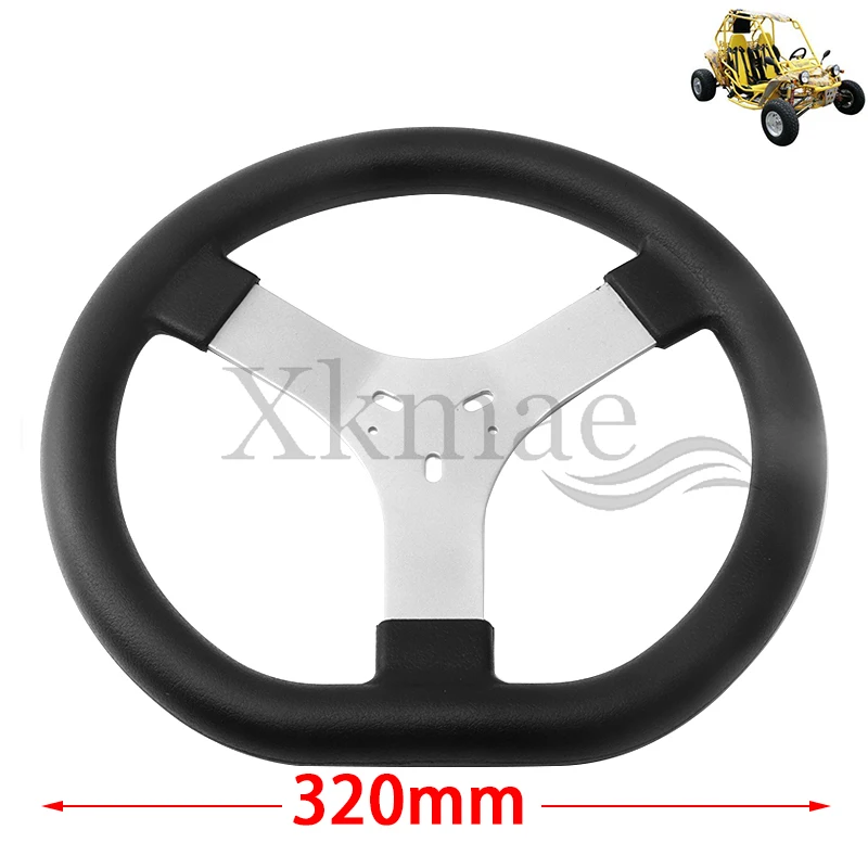 

320mm Steering System Competitive karting Steering Wheel For UTV Motorcycle Accessories of Go kart 150cc