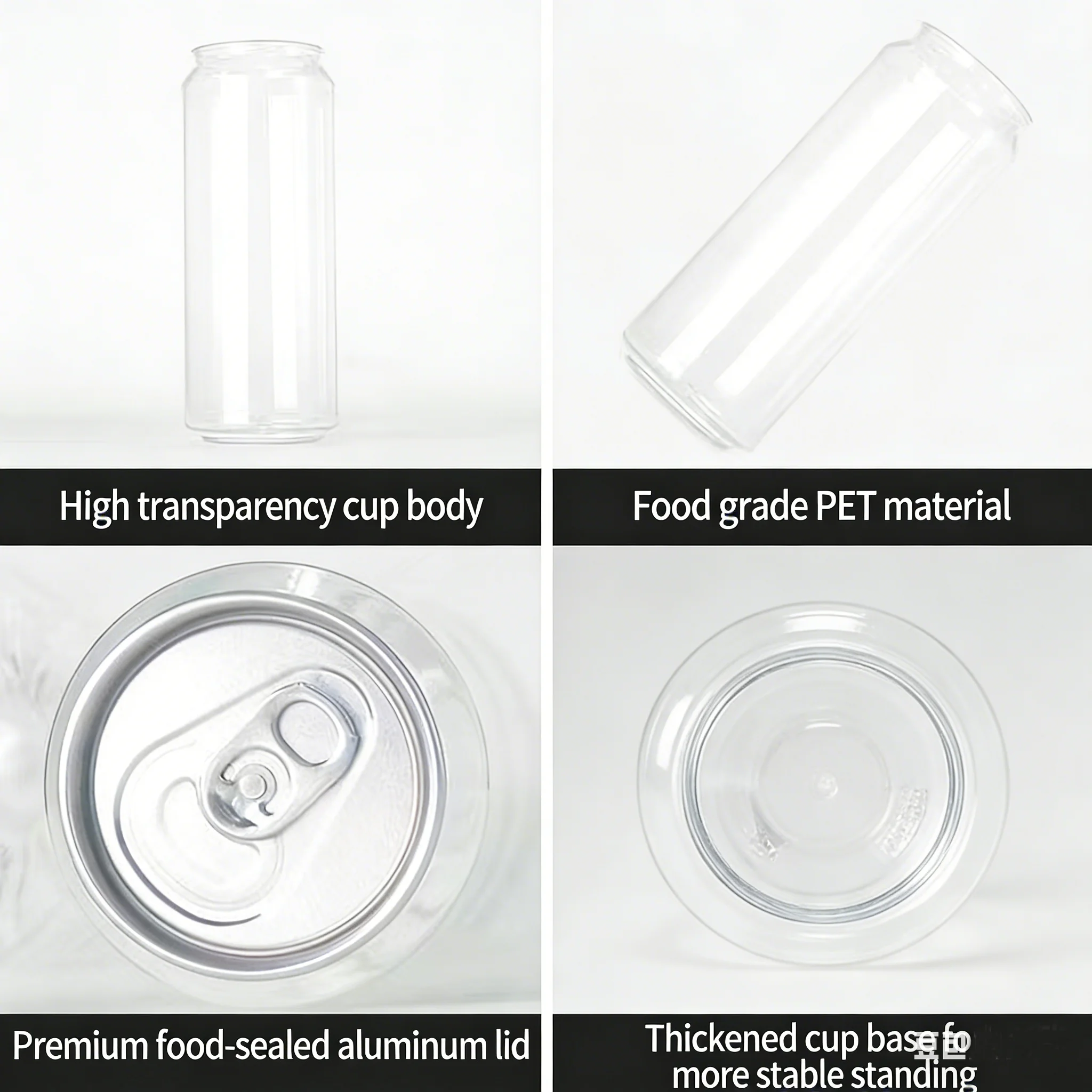 100-pezzi-lotto-bottiglia-trasparente-da-650ml-per-caffe-bicchiere-in-plastica-pet-lattina-per-bevande