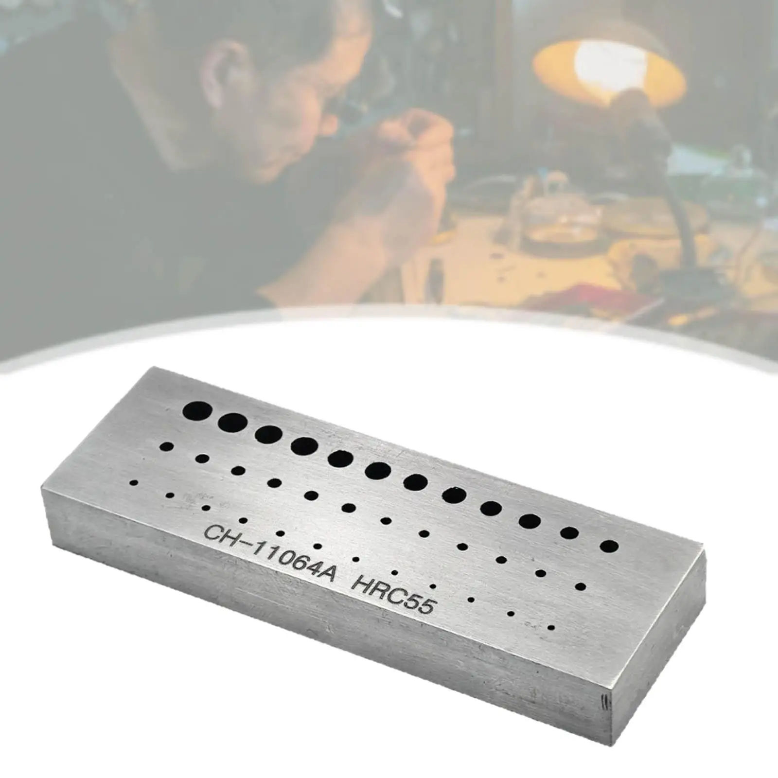 36 Holes Riveting Stake Multifunctional Heavy Duty Steel Staking Block