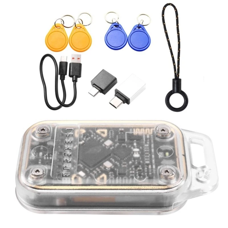 BAAE Chameleon V3.0 NFC Reader Writer RFID Smart Chip Reader ID IC Tag Copyer Smart Card Emulator+ 2X UID/CUID Keychain