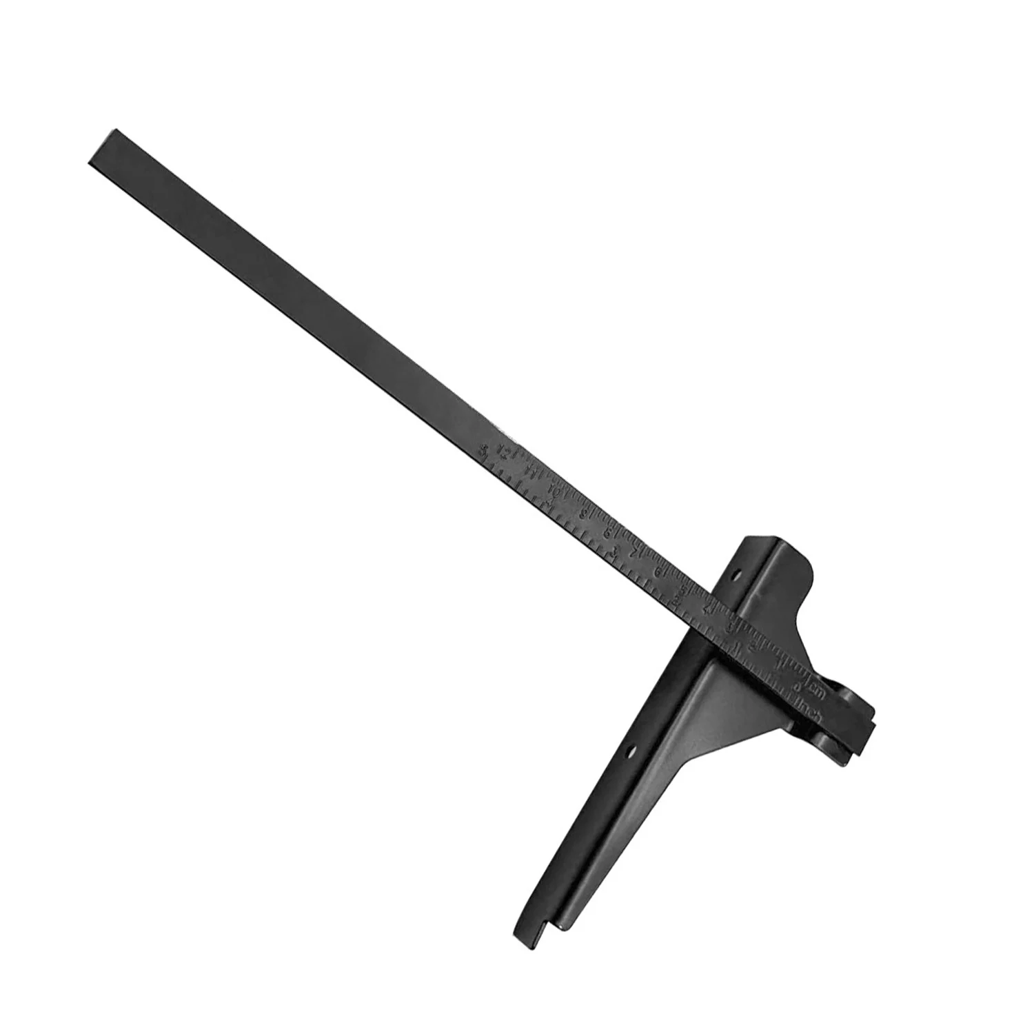 Measuring Scale for Circular Saws Woodworking Use Bimetal Construction Precision Marking 149g 28.5 cm Long Black