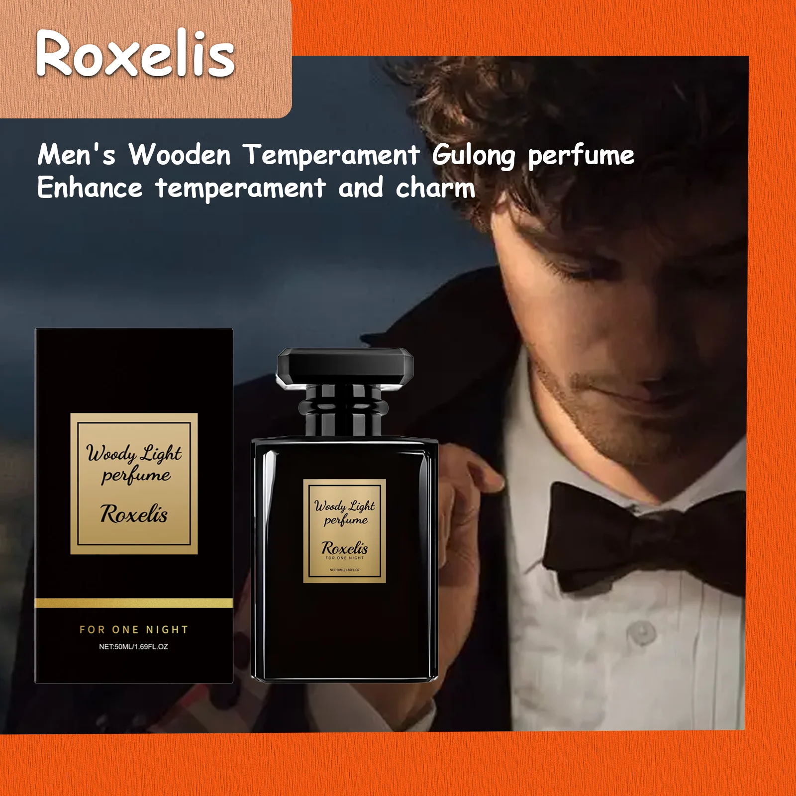 

Туалетная вода Roxelis Wood Cologne Premium - Стойкий, свежий, натуральный аромат для делового и элегантного образа, портативный парфюм