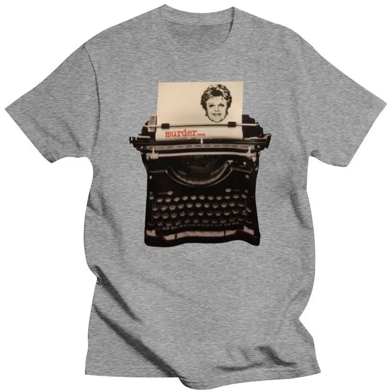 2022 Murder She Wrote / Angela Lansbury / Typewriter T Shirt Print T Shirt Mens Short Sleeve Hot Tops Tshirt Homme